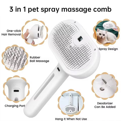 🐱🐕Remifa® Anti-Shedding Pet Spray Massage Hair Brushing Comb