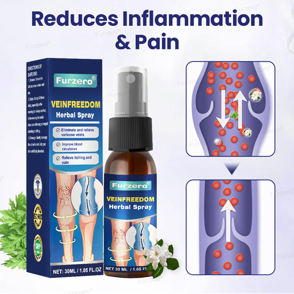 ✨Made and Shipped from the UK🌿Furzero® VeinFreedom Herbal Spray - MicroMist Therapy