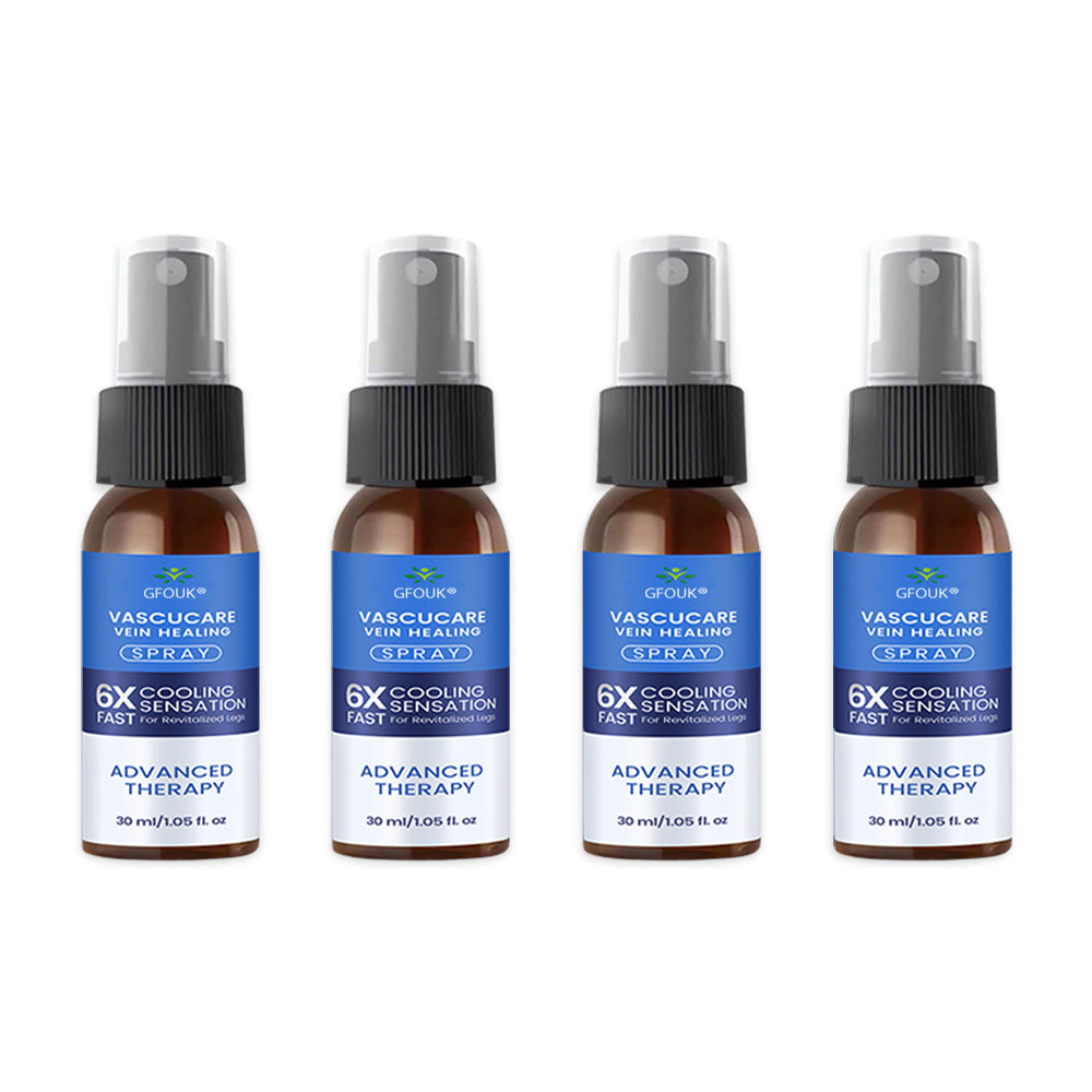 🇬🇧✅✅GFOUK® VascuCare Vein Healing Spray(Designed for Varicose veins, Spider veins, Deep vein Thrombosis, Chronic venous insufficiency, Venous ulcers, Thrombophlebitis and other venous issues)