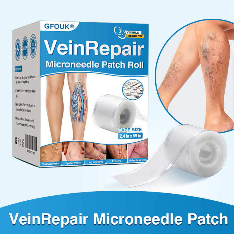 🇬🇧✅GFOUK® VeinRepair Microneedle Patch Roll⚡Instant Relief, Long-Term Results