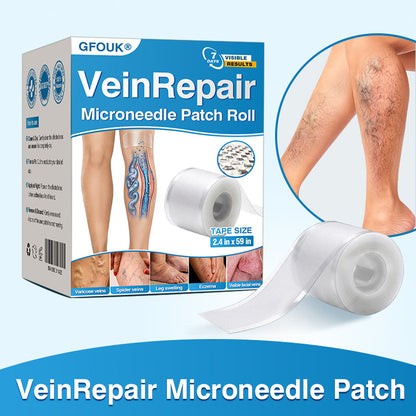 🇬🇧✅GFOUK® VeinRepair Microneedle Patch Roll⚡Instant Relief, Long-Term Results