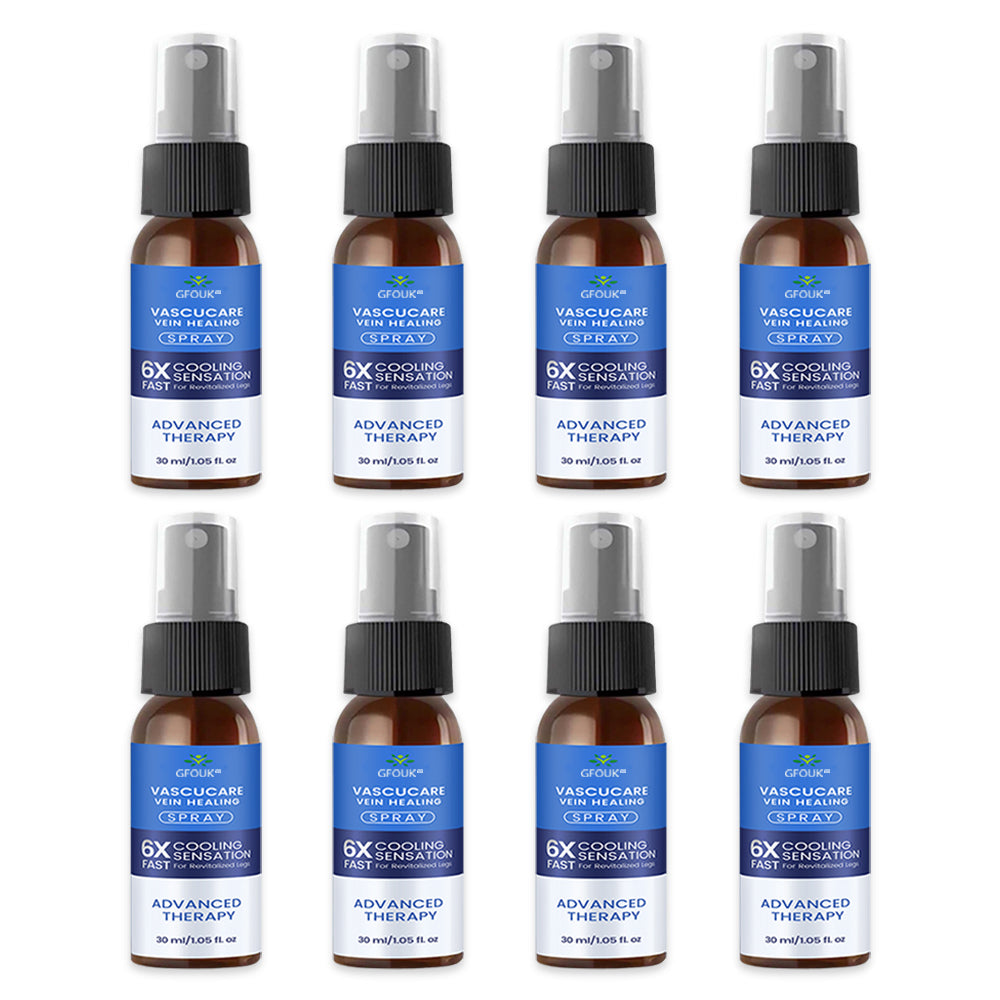 🇬🇧✅✅GFOUK® VascuCare Vein Healing Spray(Designed for Varicose veins, Spider veins, Deep vein Thrombosis, Chronic venous insufficiency, Venous ulcers, Thrombophlebitis and other venous issues)
