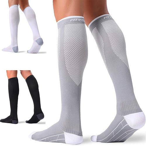 3 Pairs Compression Socks for Women and Men 20-30mmHg-Circulation Support Socks1