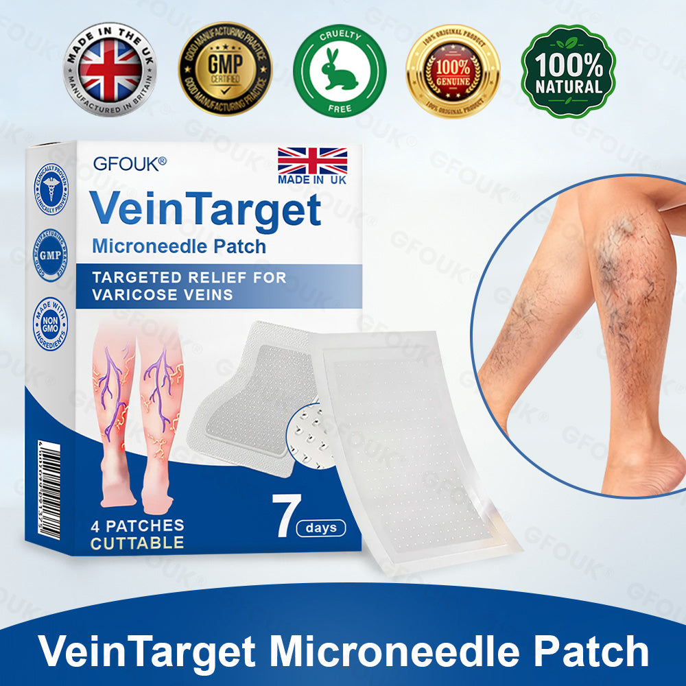 🇬🇧💙👨‍⚕️✅GFOUK® VeinTarget Microneedle Patch⚡Instant Relief, Long-Term Results