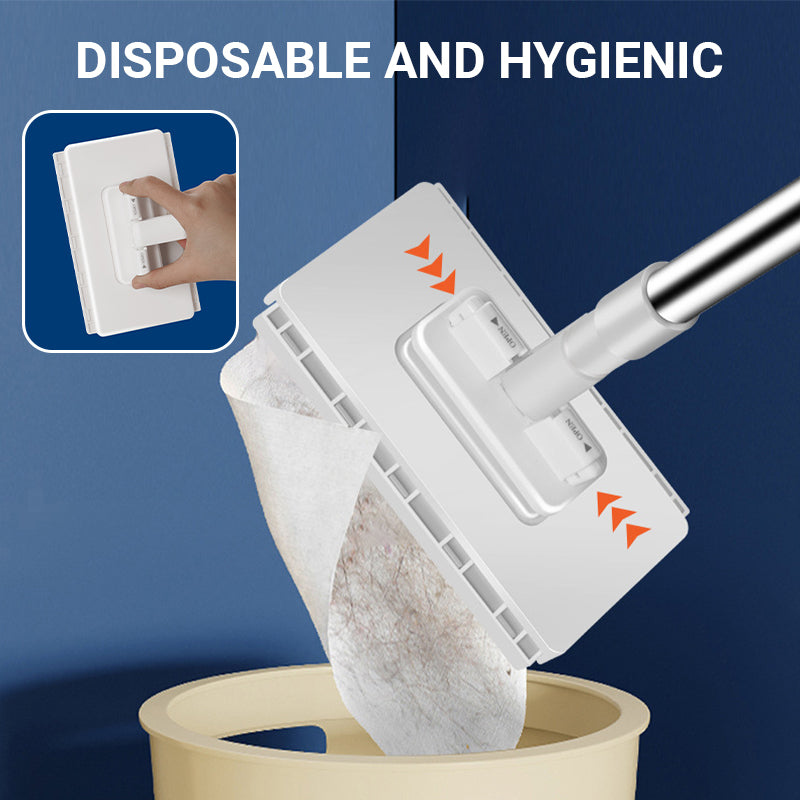 💦Last Day Sales 50% OFF🧹Remifa® Disposable Dust Mop with 3 Reusable Cloths